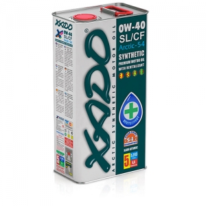 Моторное масло XADO Atomic Oil 0W-40 SL/CF Arctic-54 5л